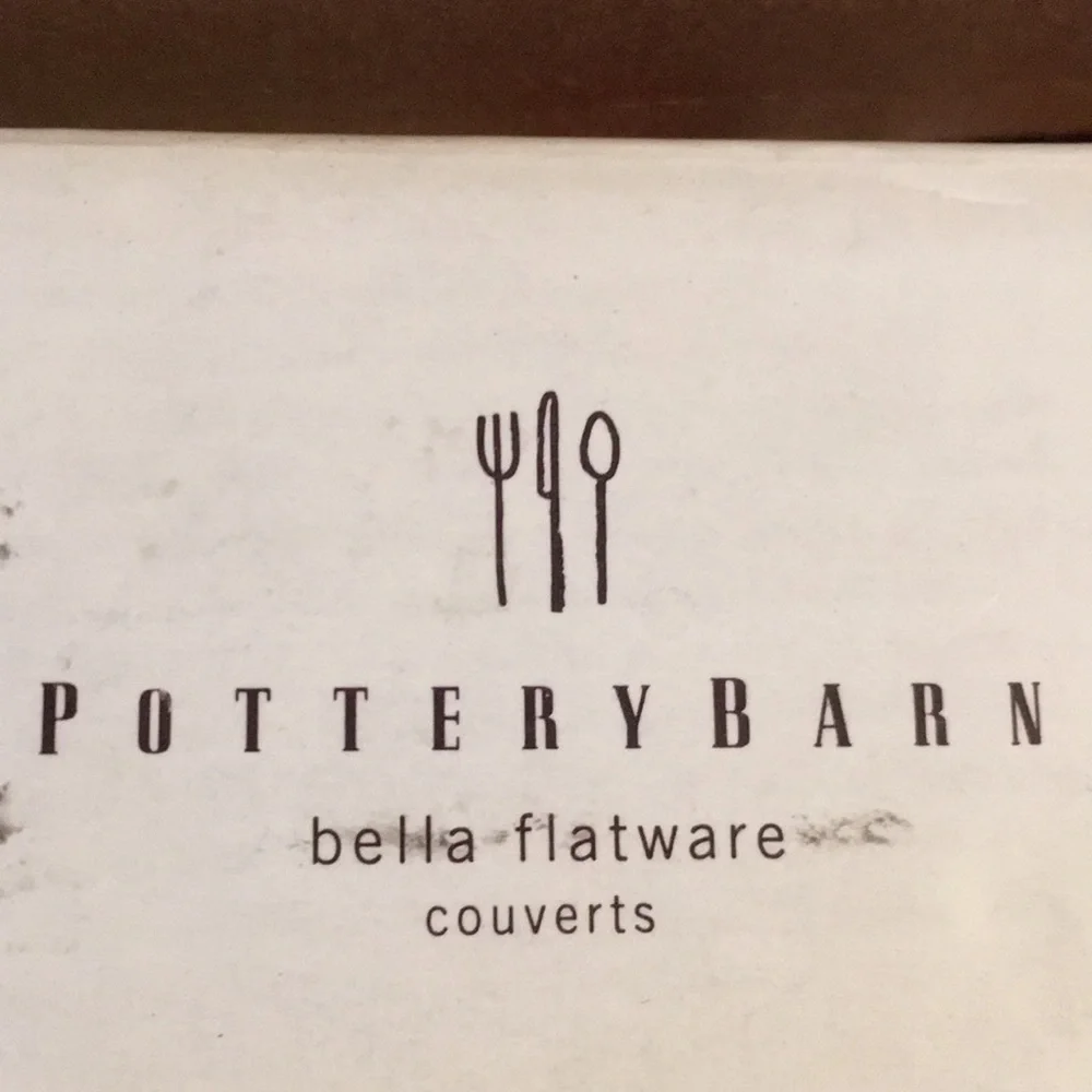 New pottery barn Bella five piece flatware set